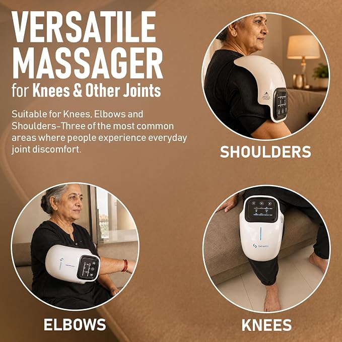 MoveFit Smart Knee Massager – Heat, Vibration & Red Light Therapy