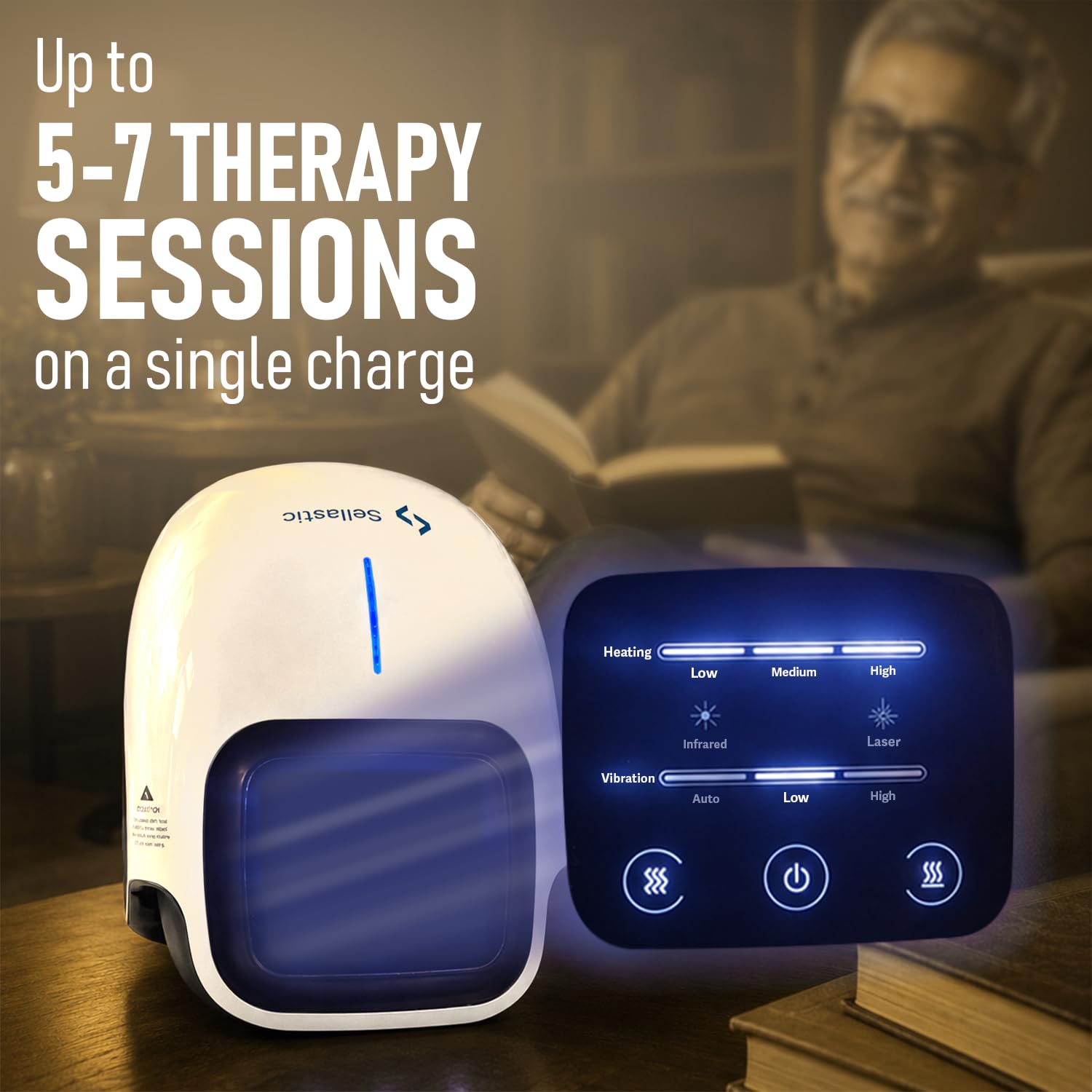 MoveFit Smart Knee Massager – Heat, Vibration & Red Light Therapy