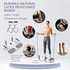 Move Fit 5-in-1 Multifunctional Push-Up Board & Plank Trainer with Resistance Bands