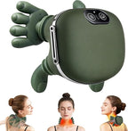 ProRelief 4D Neck & Back Massager with Heat | Deep Tissue Shiatsu, Smart Pressure Adaptation, Cordless 70-Min Battery