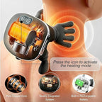 ProRelief 4D Neck & Back Massager with Heat | Deep Tissue Shiatsu, Smart Pressure Adaptation, Cordless 70-Min Battery