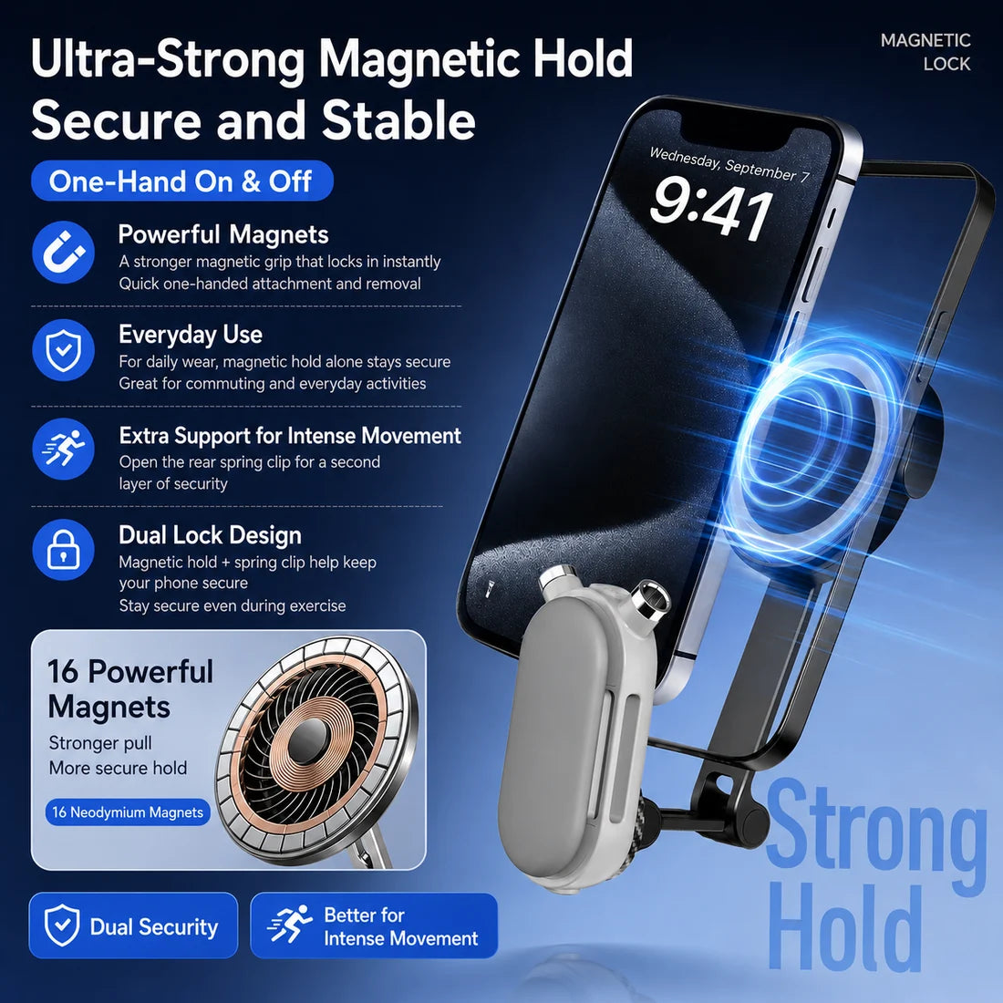 Movefit Hanging Neck Phone Mount – Hands-Free Mobile Holder
