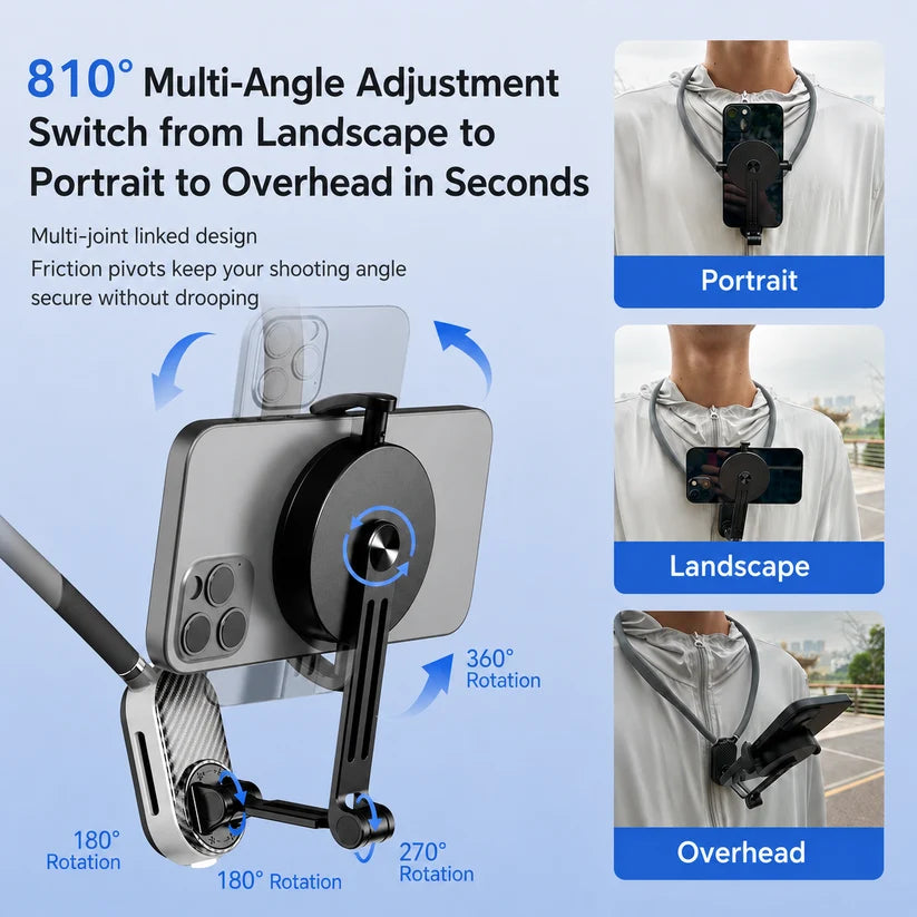 Movefit Hanging Neck Phone Mount – Hands-Free Mobile Holder