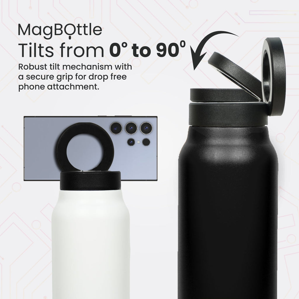 MagBottle — MagSafe Water Bottle with Phone Mount