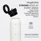 MagBottle — MagSafe Water Bottle with Phone Mount