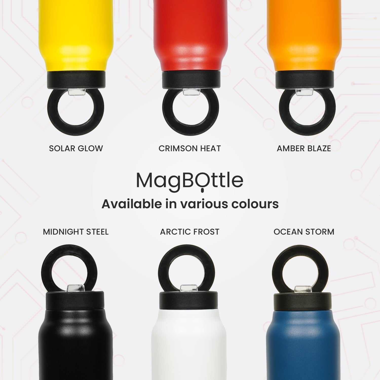MagBottle — MagSafe Water Bottle with Phone Mount