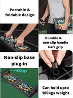 14-in-1 Elite Push-Up Board | Color-Coded Muscle Targeting System