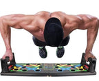 14-in-1 Elite Push-Up Board | Color-Coded Muscle Targeting System