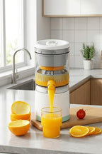 Wireless Rechargeable Citrus Juicer – 450W USB Charged Fruit Squeezer