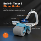 Blue Ab Roller - Dark Studio Clean