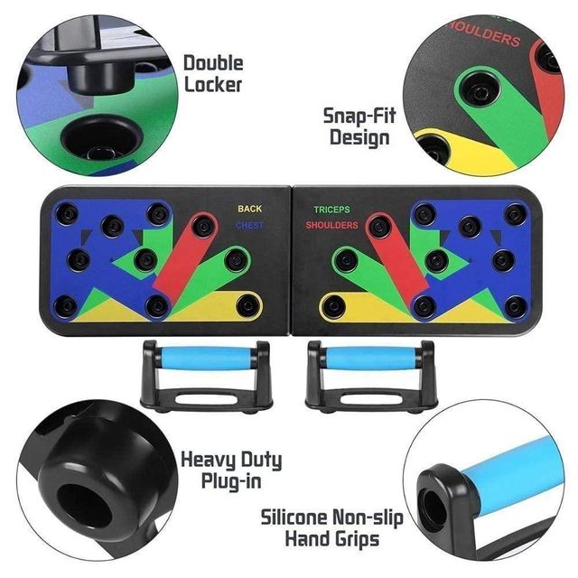 14 in 1 Push-up Board - THE ULTIMATE 14-IN-1 MUSCLE MACHINE