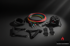 Cinematic hero shot of premium resistance bands