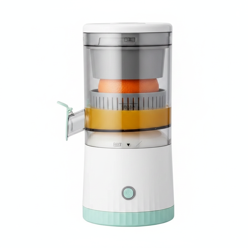 MoveFit Wireless Rechargeable Citrus Juicer – Front View on White Background