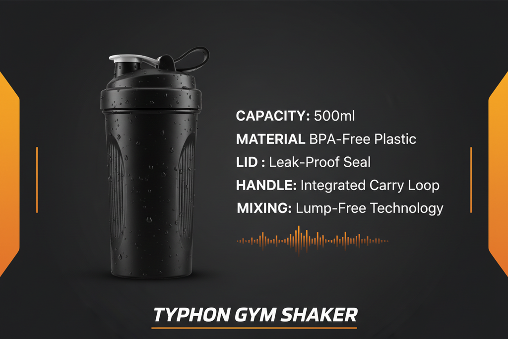Typhoon Gym Shaker – Full Spec Sheet
