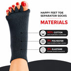 Foot Alignment & Toe Separator Socks