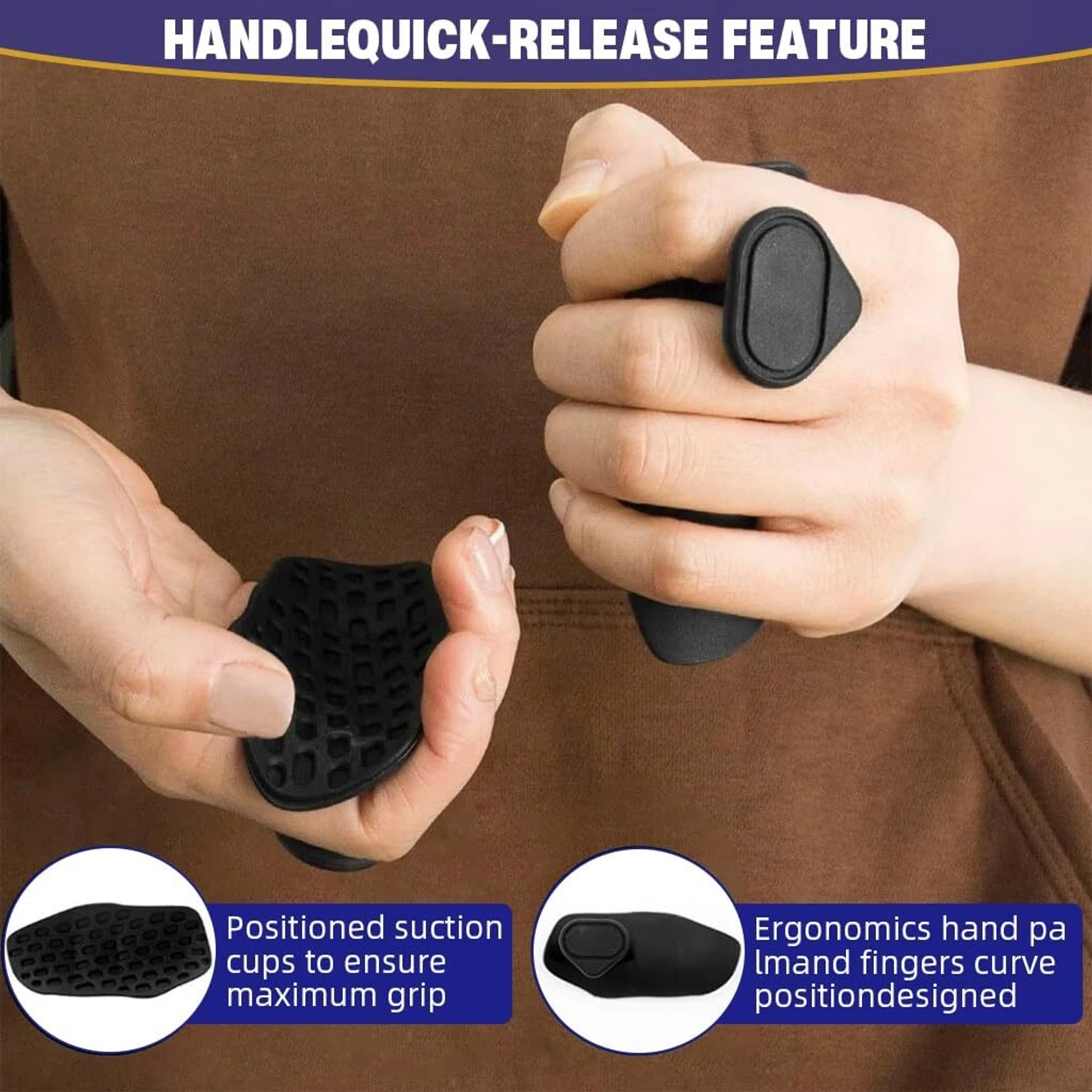Pro Rubber Gym Grip Pads