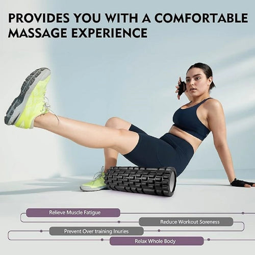 High Density Foam Roller for Deep Tissue Massage & Muscle Recovery
