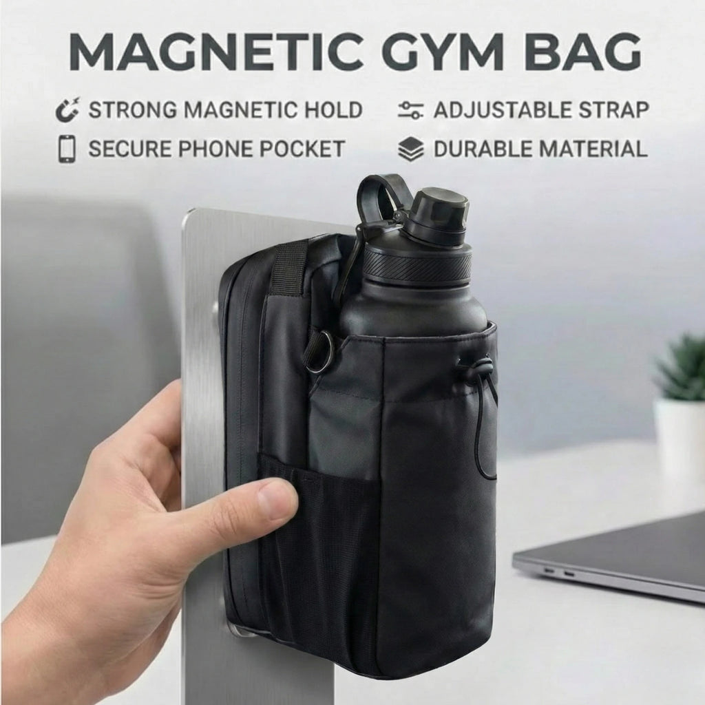 MagnaGrip Pro Gym Bag — Snap Shut. Built Tough. Train Without Limits.