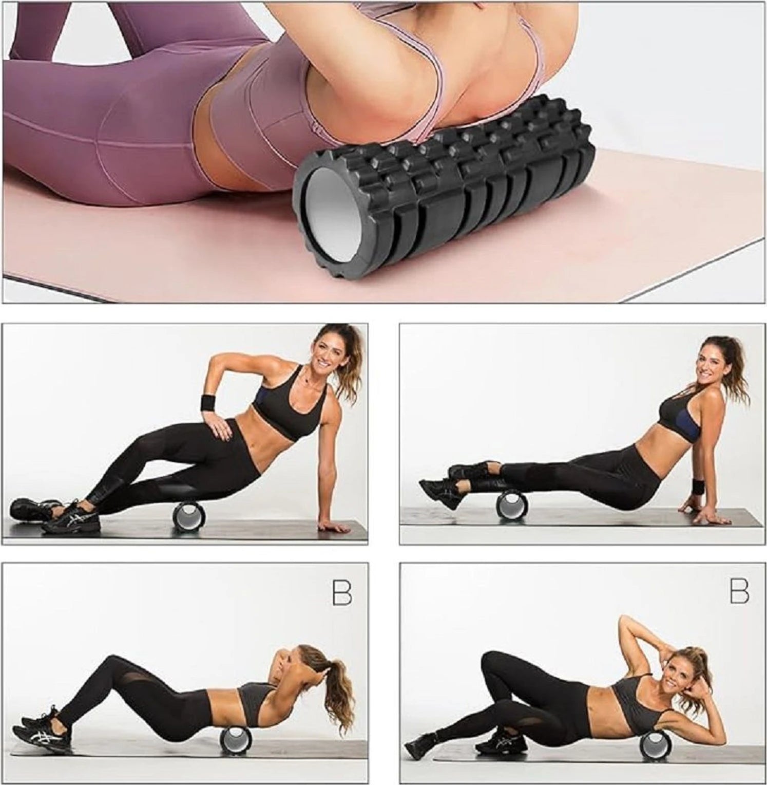High Density Foam Roller for Deep Tissue Massage & Muscle Recovery