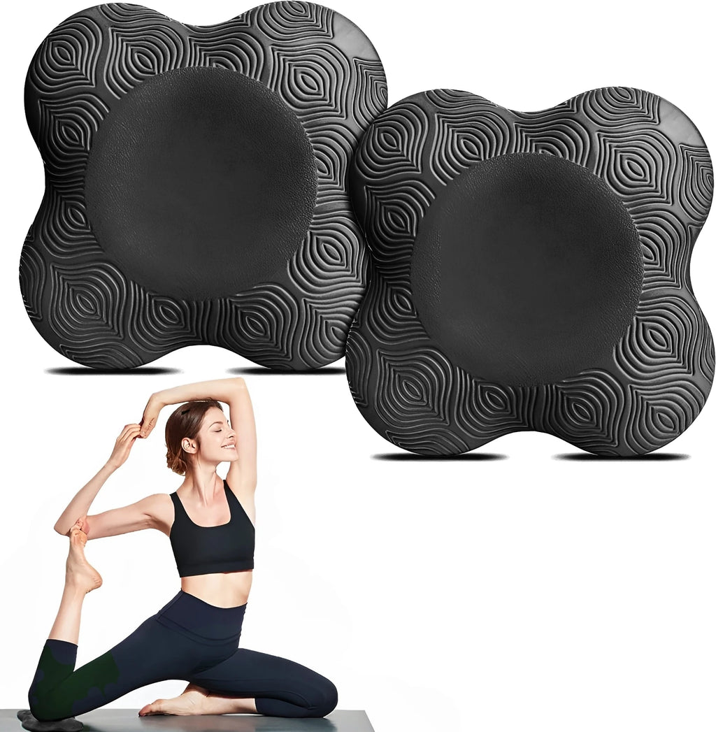 Yoga & Exercise Knee Pads | ECO-TPE Foam | Non-Slip Cushion Support
