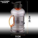 Beast Sports Water Bottle | 1.5L | BPA-Free | Mixer Ball & Strainer | Freezer Safe | Black