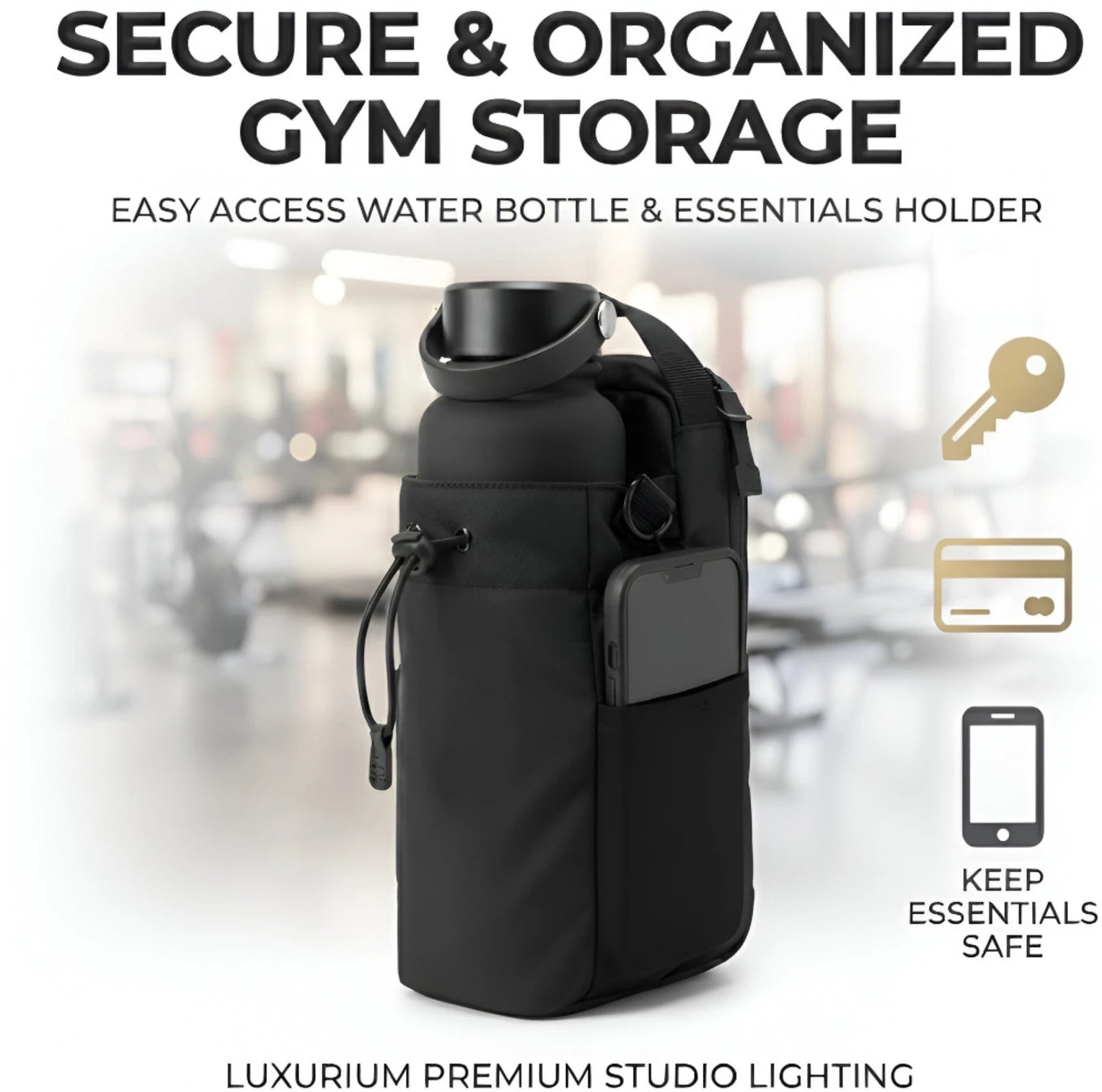 MagnaGrip Pro Gym Bag — Snap Shut. Built Tough. Train Without Limits.