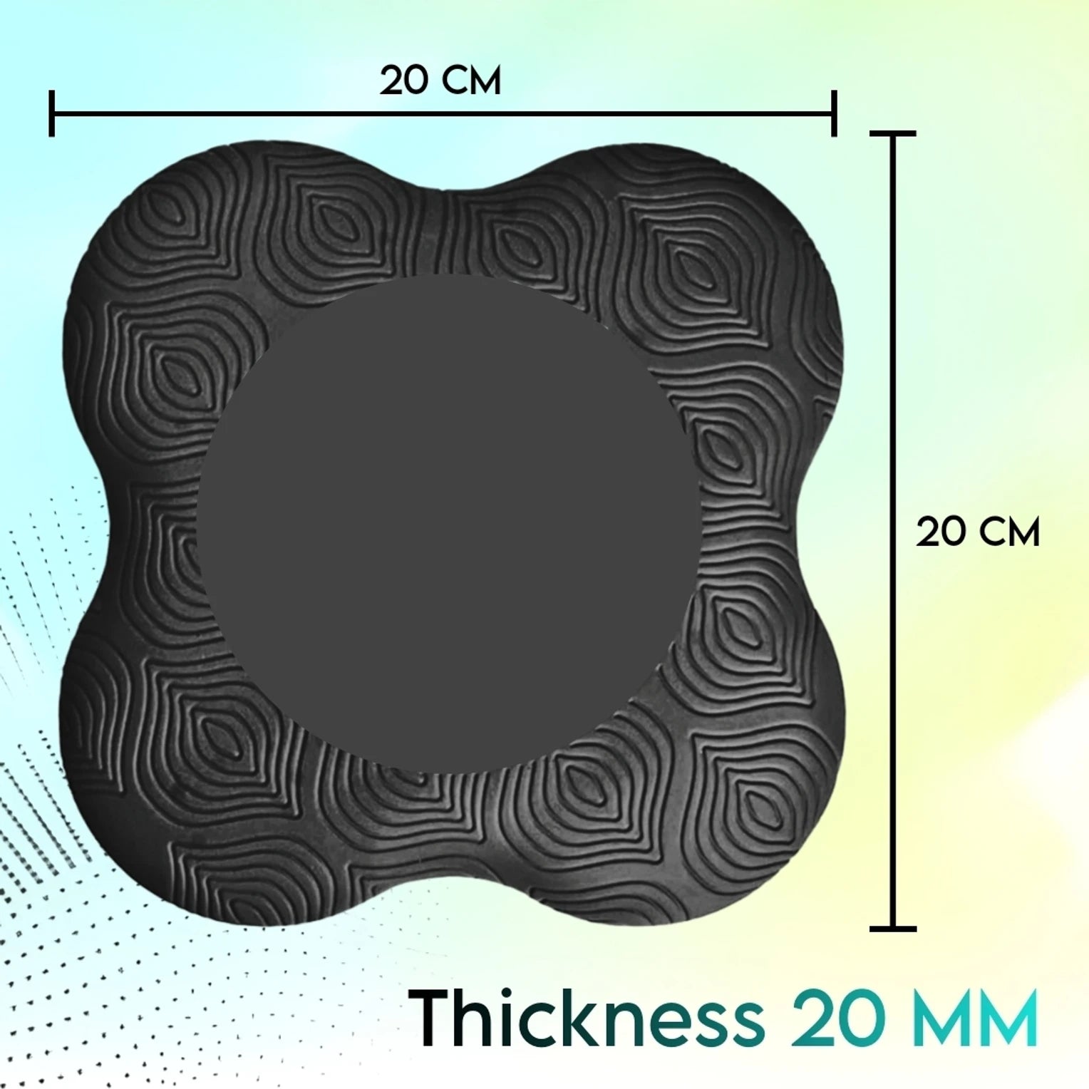 Yoga & Exercise Knee Pads | ECO-TPE Foam | Non-Slip Cushion Support