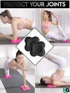 Yoga & Exercise Knee Pads | ECO-TPE Foam | Non-Slip Cushion Support