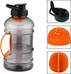 Beast Sports Water Bottle | 1.5L | BPA-Free | Mixer Ball & Strainer | Freezer Safe | Black