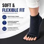 Foot Alignment & Toe Separator Socks