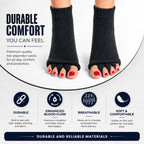 Foot Alignment & Toe Separator Socks