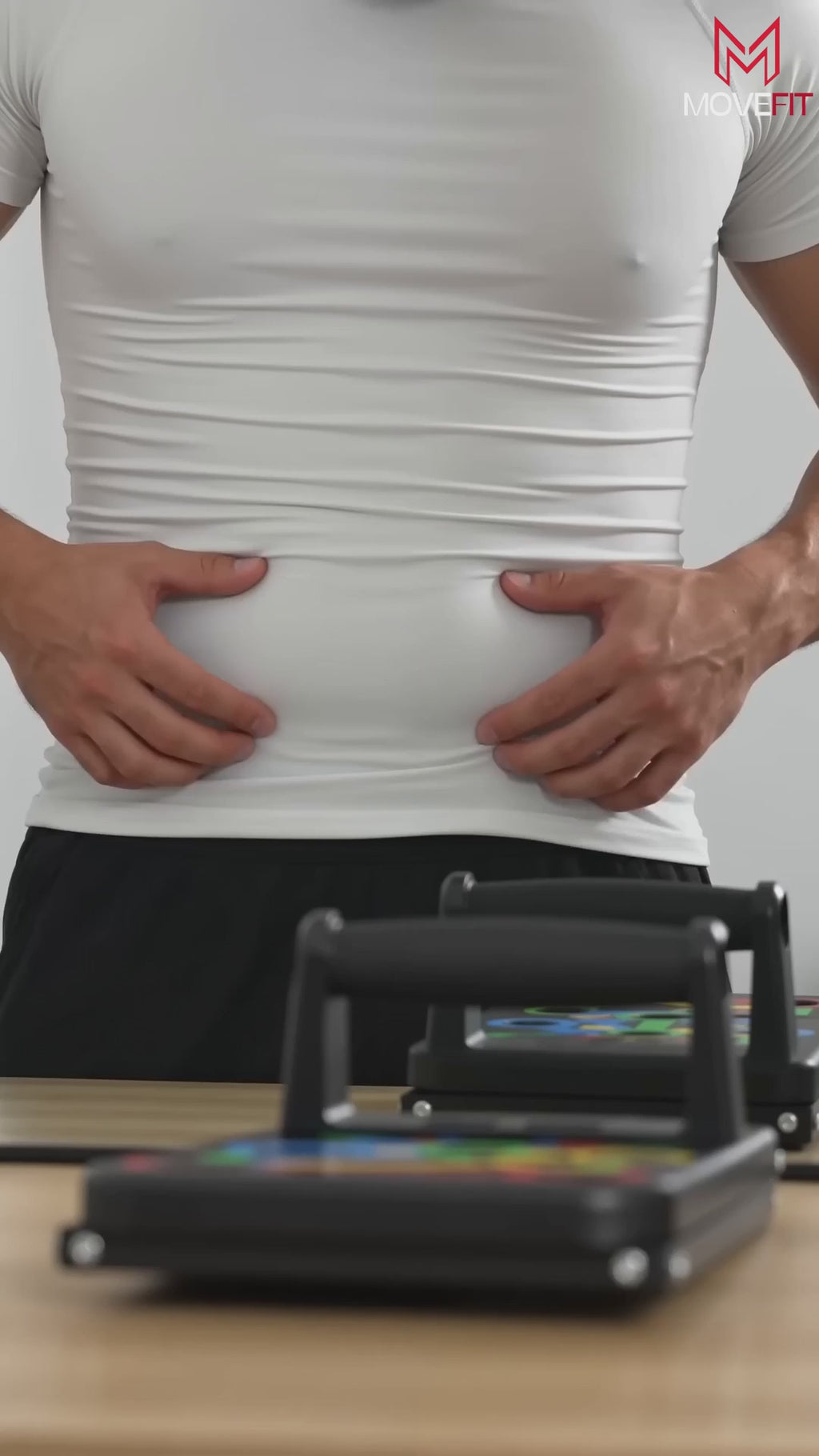 14-in-1 Elite Push-Up Board | Color-Coded Muscle Targeting System