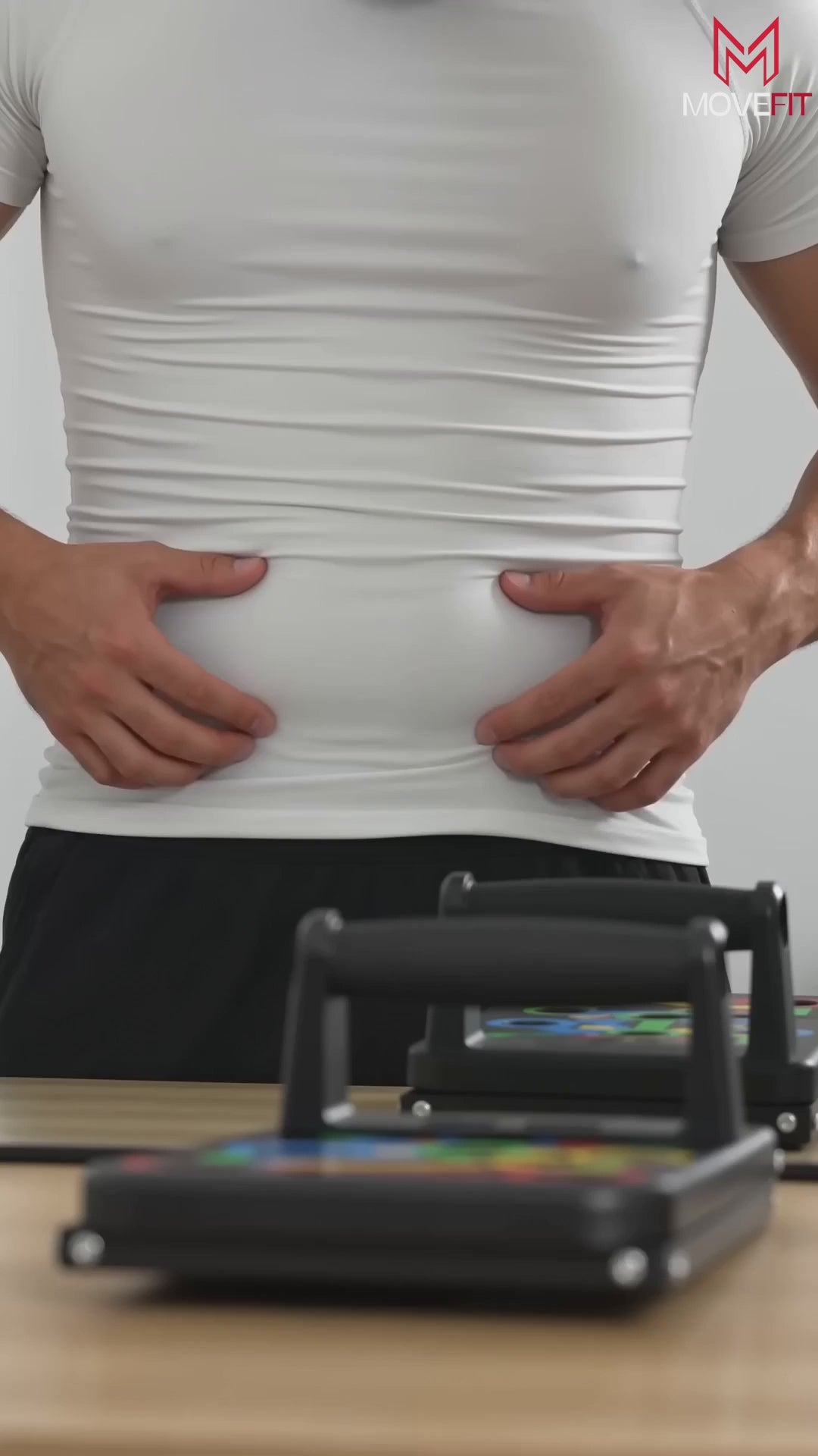 14-in-1 Elite Push-Up Board | Color-Coded Muscle Targeting System