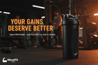 Typhoon Gym Shaker Bottle | Leak-Proof | BPA-Free | 500ml & 700ml | Black